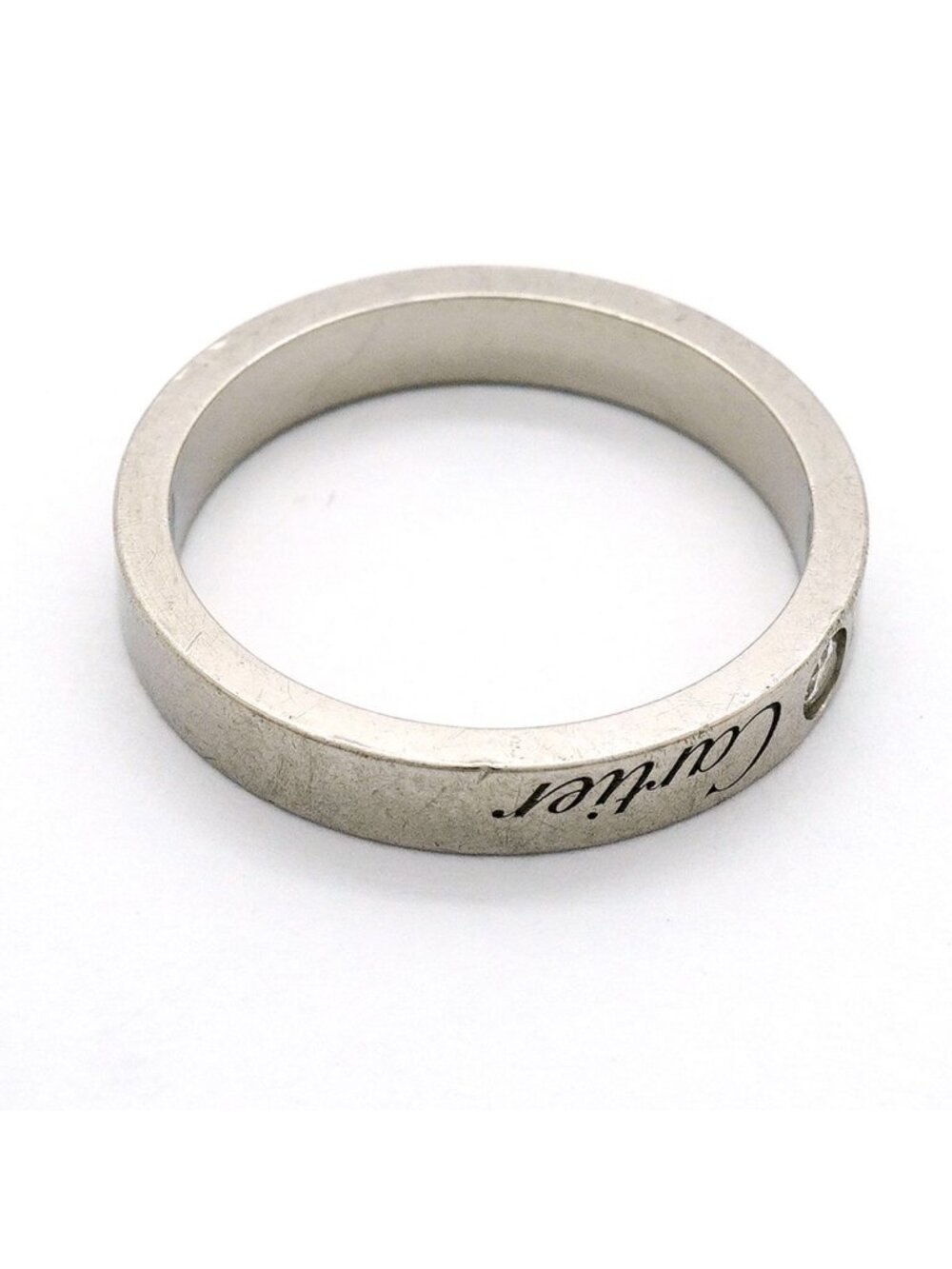 Cartier Ring C de Cartier Platinum Diamond - Picture 9 of 10